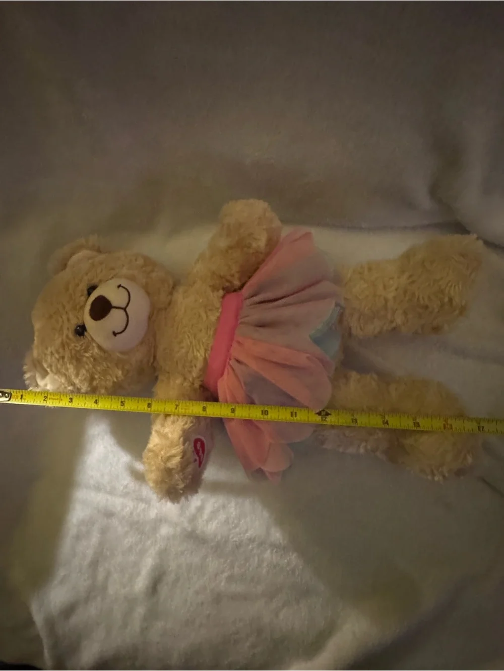 Build-A-Bear Beige Teddy with Tutu